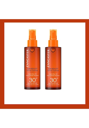 Lancaster Sun Beauty Satin Dry Oil Spf30 150ml.2li Set