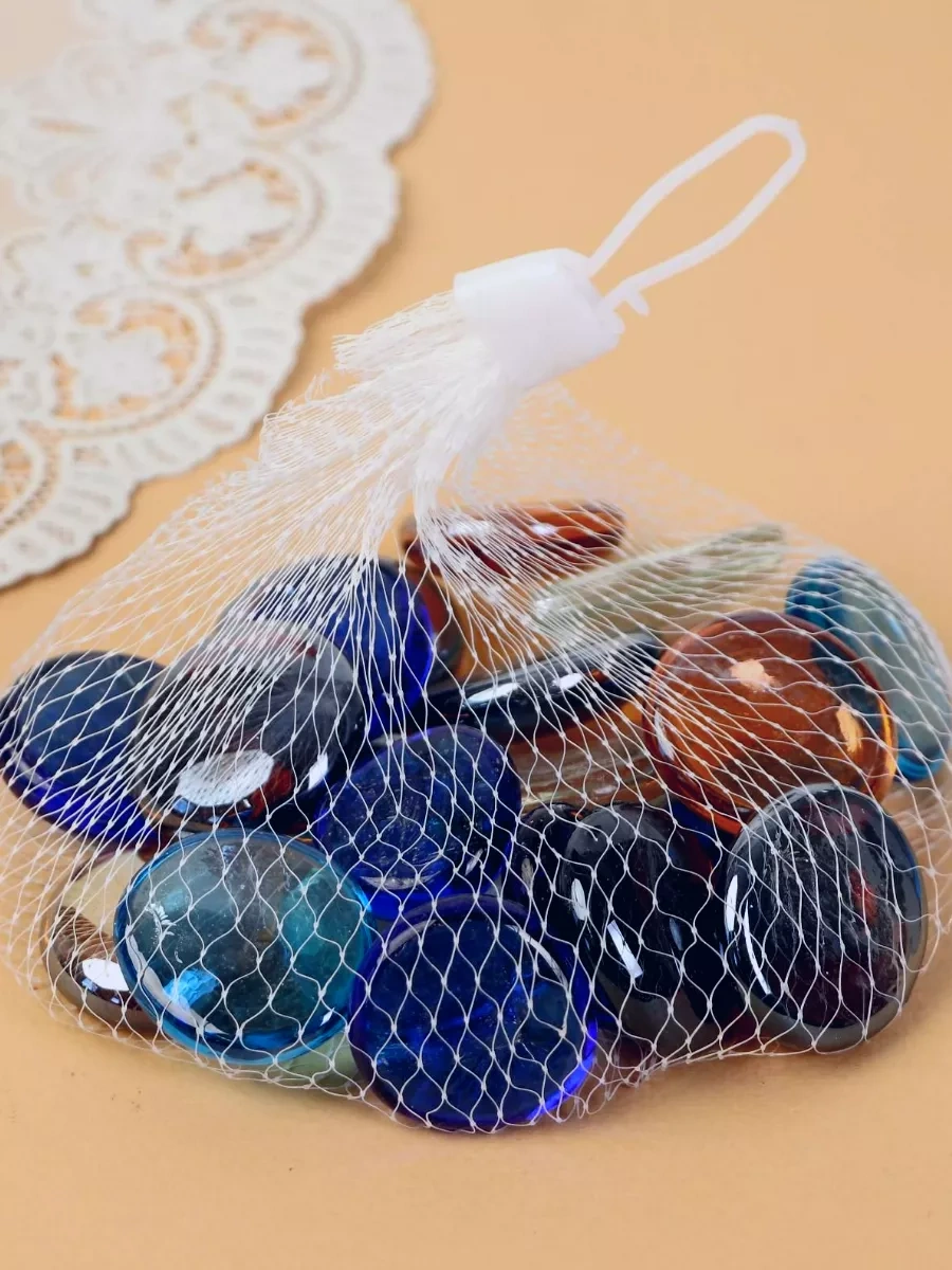 Dekoratif Cam Taşlar 208285280 Mavi