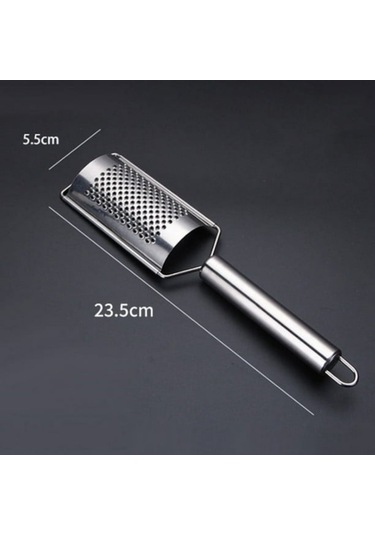 Kangvka Mutfak Çok Amaçlı Sebze-kuru Meyve Dilimleyici, Peynir Rendesi, Çikolata Şekercisi - Dayanıklı Paslanmaz Çelik Bıçaklı, Temizliği Kolay El Aleti Gümüş