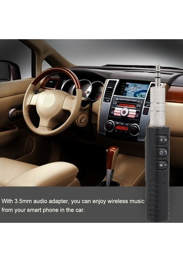 Supermarket1 Kablosuz Bluetooth 4.1 Müzik Alıcısı - Mikrofonlu Çift Telefon Bağlantılı, Aux Ve Aracılık