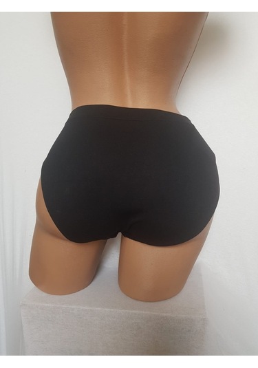 Yeni Inci S20 - 3 Adet Kadın Klasik Slip Külot Beyaz - Siyah
