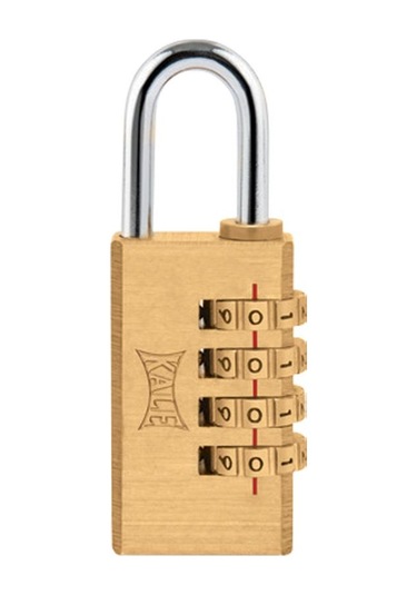 Kale Kilit 4 Basamaklı Şifreli Asma Kilit Prinç 28 Mm