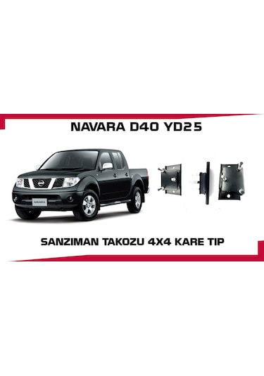 Navara Sanzıman Takozu D40 Kasa 4x4 Kare Tıp 2.5