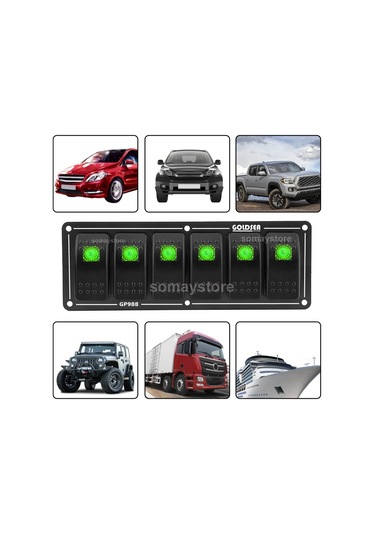 Goldsea Switch Panel Slim Model 4 Anahtar