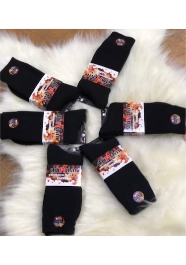 Dündar Plus 7019 Erkek Termal Çorap 12 Adet 001