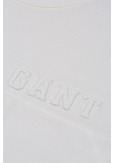 Gant Erkek T-shırt 2003268-113 2003268-113 Beyaz Beyaz
