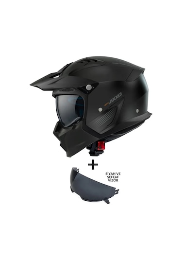 Axxis Hunter Sv Solid A1 Kapalı Motosiklet Kaskı