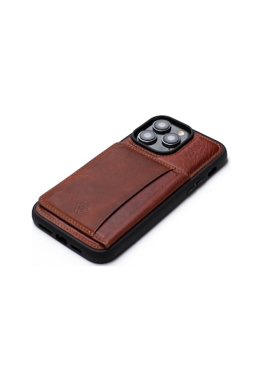 Back Wallet Apple Uyumlu iPhone 12 Pro Kiremit