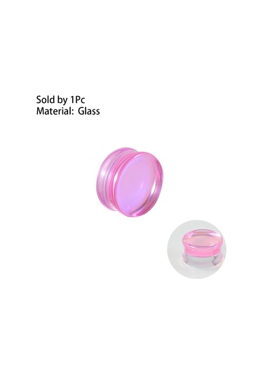 Dreamlee Kalp Şekilli Çift Flared Taşlı Kulak Tüneli Genişletici Pirsing Takısı Antik Bronz Kaplama Chına Mavi