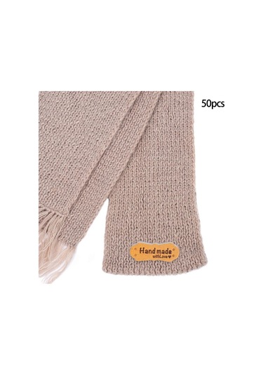 Suntek 50 Adet El Yapımı Etiketler Sanatları Dıy Delikli Sarı