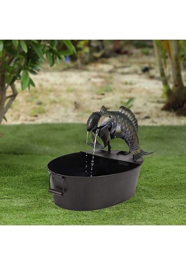 Geeksen Çeşme Avlu Sanat Dekorasyonu Su Akacak Özel Kalıp Reçine El Sanatları Yeni Ağaçkakan Açıldı