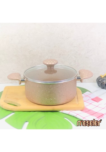 Meşeler Granit 20 CM Derin Tencere Rose