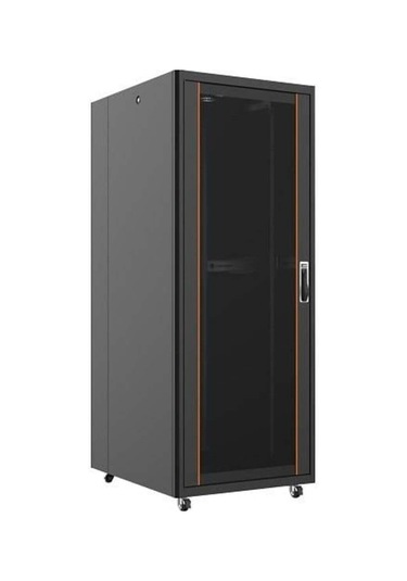 42u 800x1000mm Dikili Tip Siyah Kabinet Vega Ag-vb42u8010s1 Cam Kapak