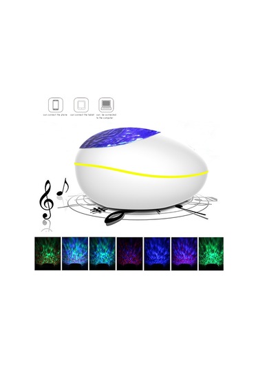 Jeehugo Siyah Usb Kumandalı 0.3w Mavi Renkli Deniz Yıldızı Işıklı Projeksiyon Lambası - Ev Dekorasyonu Ve Gündüz Kullanıma Uygun Siyah