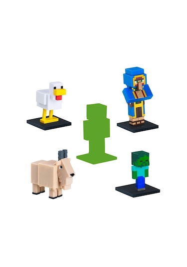 Pmı/mc2240 Minecraft 3d Toppeez 5li Figür Seti Asorti