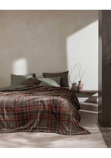 Antonin Tek Kişilik Welsoft Baskılı Battaniye - Yeşil 8684427292655 Çok Renkli