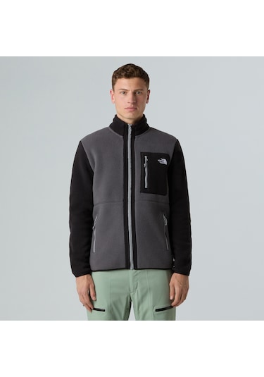 The North Face Yumiori Full Zipped Erkek Gri Polar Üst Nf0a883rwvo1 Gri