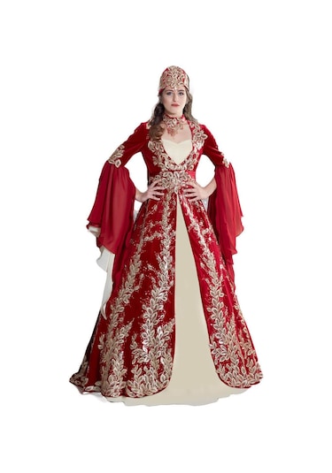 Ceyyiz Bindallı Kına Elbisesi 5 Parça Lesya