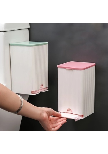 Sunshine011 Yapışkanlı Duvar Tipi Kağıt Havluluğu - Pastel Yeşil, Banyo & Mutfak Düzenleyici Açık Yeşil