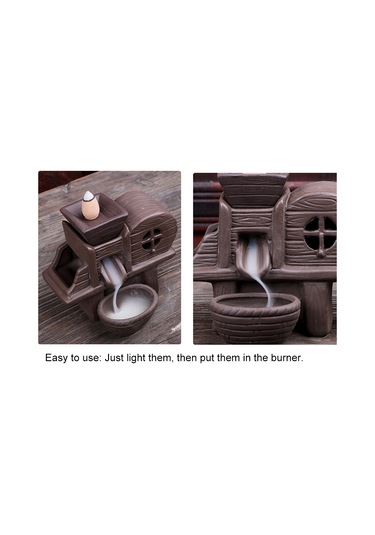 Tenfowee 6 Farklı Kokulu Sandalwood Tütsü Granülleri - Ters Akışlı Koku Efekti - 50 Adet Poşetli Karışık Paket