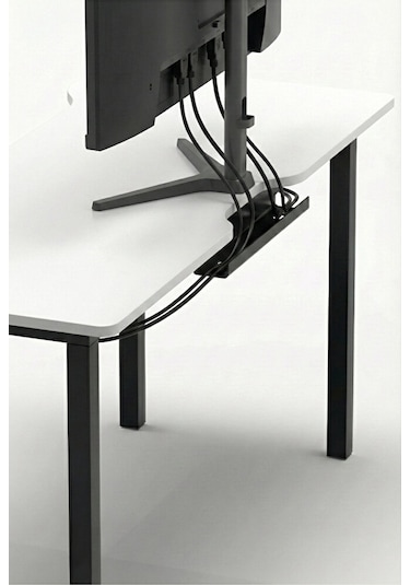Reto Design 120 Cm Beyaz Oyun Çalışma Masası. Gaming Masa 8120