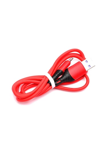 Go Des GD-UC519 Micro USB Kablo 2.4A Şarj Kablosu 100 cm Data Kablo ZORE-258887 Kırmızı
