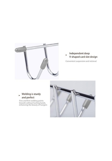 Gri 10 Kanca Paslanmaz Çelik Kanca Kemer Tutucu Ev Kemer Kravat Sling Çok Fonksiyonlu Askı Asılı Eşarp Ipek Eşarp Depolama Tığ Asılı Asılı Gri Gri