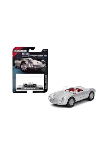 Majorette Collectıon Metal Araçlar 1955 Porsche 550 Çok Renkli
