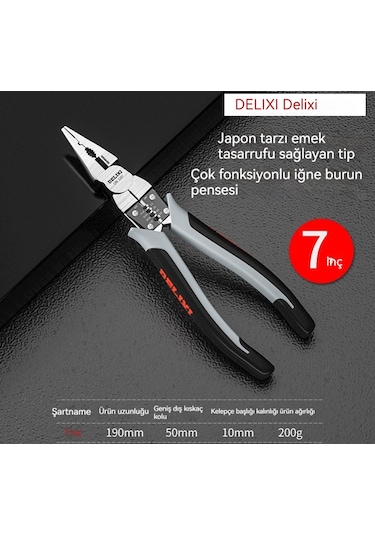 Çok Fonksiyonlu 7 İnç Kargaburun, Endüstriyel Sınıf