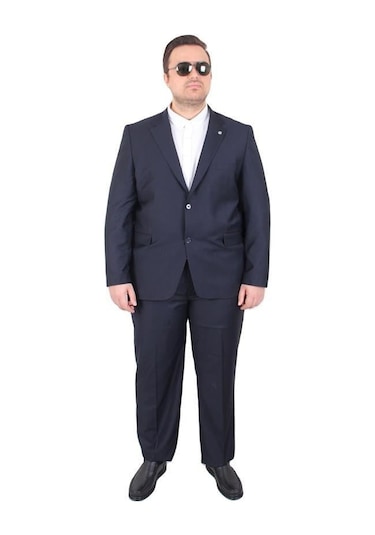 Starbattal Erkek Büyük Beden 6 Drop Takım Elbise Parıs 071010 Lacıvert Lacivert