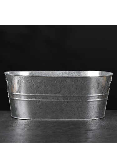 Dolıty Taşıma Kolları Ile Galvanizli Küvet Buz Kovası Tutucu Arjantin