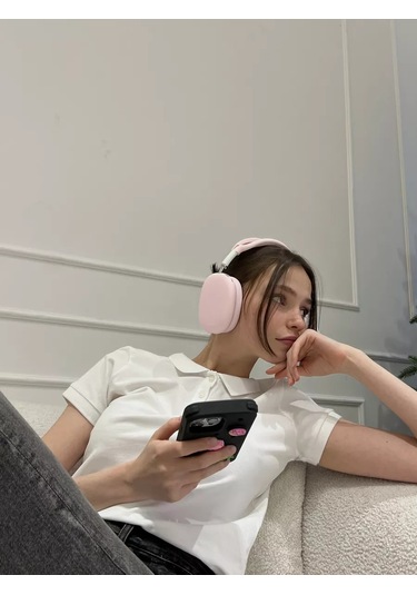 Yamcase Airpods Uyumlu Max Kulaklık Koruyucu Silikondan Yapılmış Kılıf 169493003 Pembe