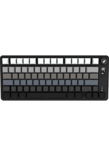 Hk255 Membrane Lcd Rgb Kablosuz/bluetooth Siyah Gradyan %75 Türkçe Gaming Klavye