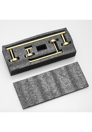 Novahub 4'lü Set Paslanmaz Çelik Banyo Havlu Askısı - Gümüş Renk Pratik Kullanım Gümüş