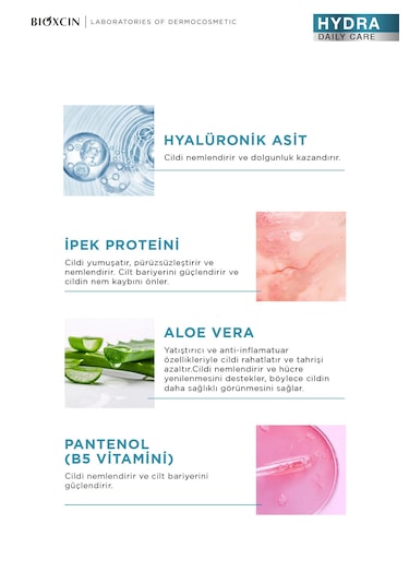 Hydra Kuru & Normal Ciltler İçin Nemlendirici & Arındırıcı Bakım Seti