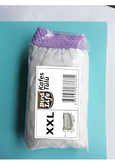 Büyük Boy Xxl Kuş Kafes Tülü 60 X 35 X 30 Cm Mor
