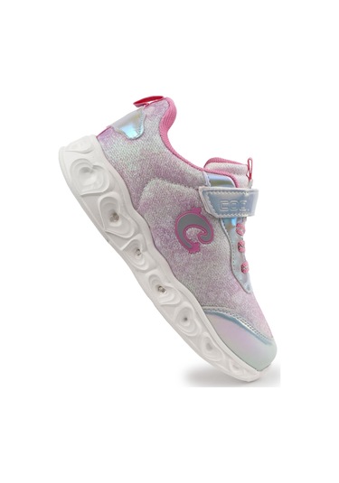 Cool Yuki Kız Çocuk Hafif Işıklı Sneaker GÜMÜŞ