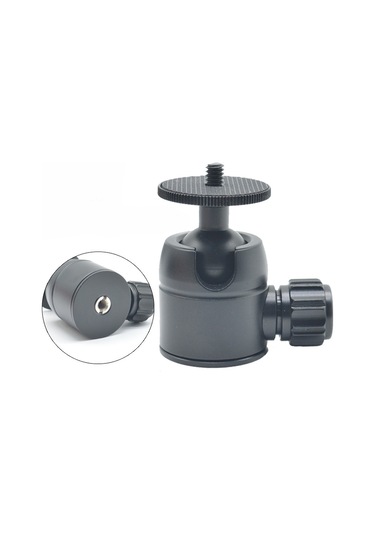 Sones Bh-904 Mini Masaüstü Alüminyum Alaşımlı Tripod Mini Küre Kafa 360 Derece Pan 90 Derece Eğim Tripod