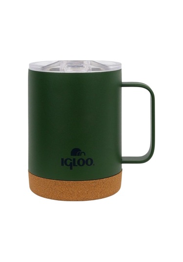 Çelik Mug Termos - Igloo - Cork - 350ml - Haki - 205696 Diğer