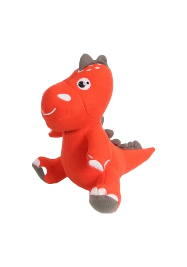 Dino Peluş Oyuncak Turuncu 25 Cm
