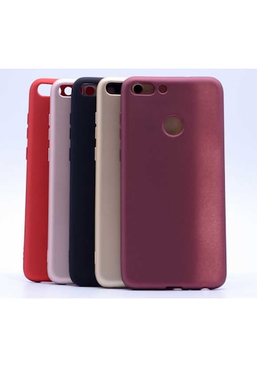 Huawei P Smart 2018 (FIG-LX1) - Kılıf Mat Soft Renkli Esnek Premier Silikon Kapak