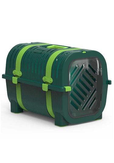 Rainbow Yonca Yeşili-lime Green Kemer Kedi Taşıma Box