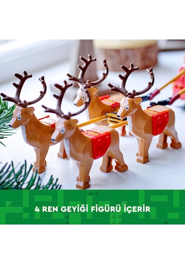 LEGO® Seasonal 40499 Santa's Sleigh 343 Parça