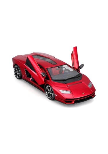 Bburago Lamborghini Countach Lpı 800-4 1/24 Kırmızı Model Araba