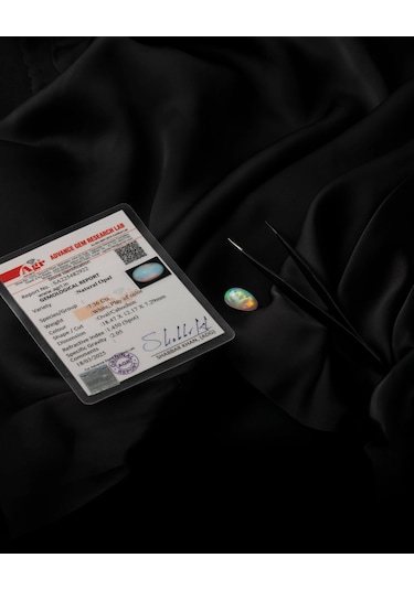 Etiyopya Opali 7.36 Ct Gümüş