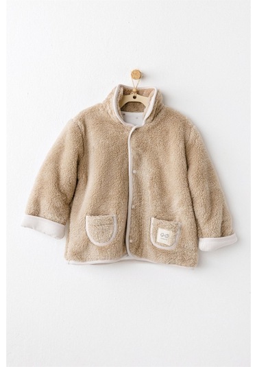 Andywawa Bebek Tinny's Sheeps Peluş Ceket Bej Ac26165 Beige