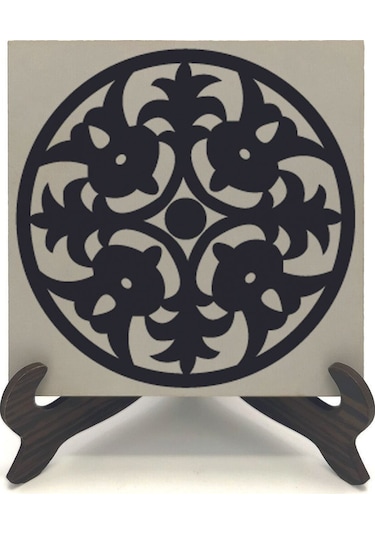 Barok Desen Baskılı Mdf Masaüstlük 10x10 530