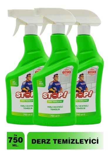 Stop Forte Derz Temizleyici 750 ML 3'lü Set