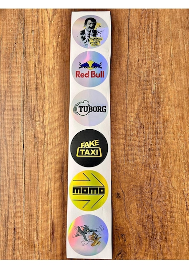 Araç Ön Cam Logosu Hologramlı Yan Kapı, Yan Cam Stickerı Logo Model7