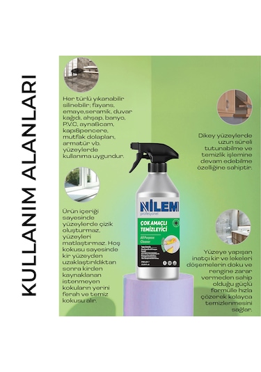 Nilem Profesyonel Çok Amaçlı Temizleyici 750 ML